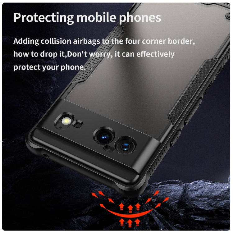 For Google Pixel 6 Armor Glaze PC Hybrid TPU Phone Case