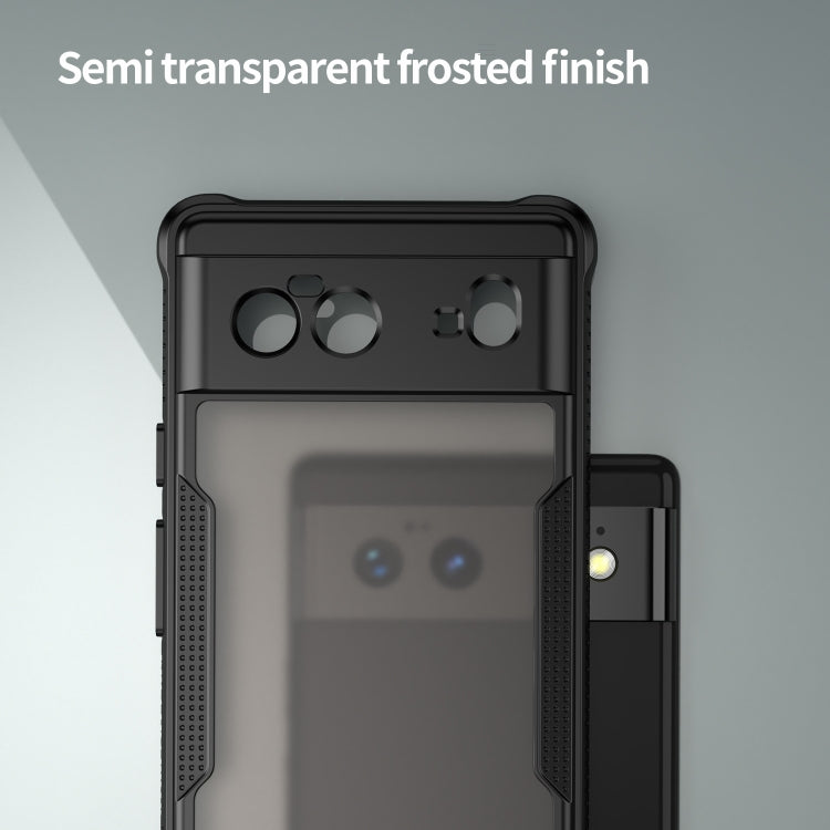 For Google Pixel 6 Armor Glaze PC Hybrid TPU Phone Case