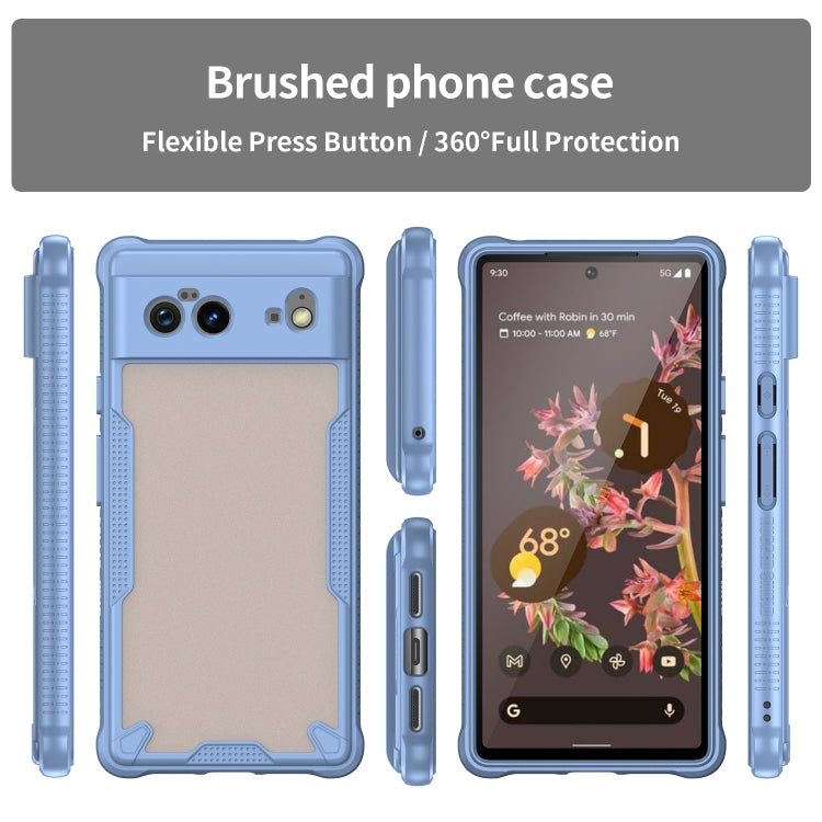 For Google Pixel 6 Armor Glaze PC Hybrid TPU Phone Case