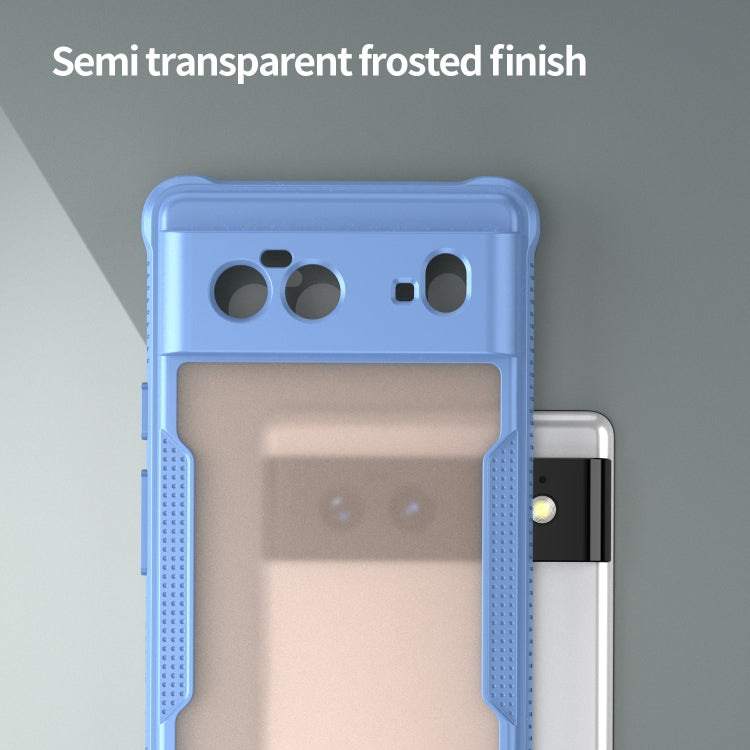 For Google Pixel 6 Armor Glaze PC Hybrid TPU Phone Case