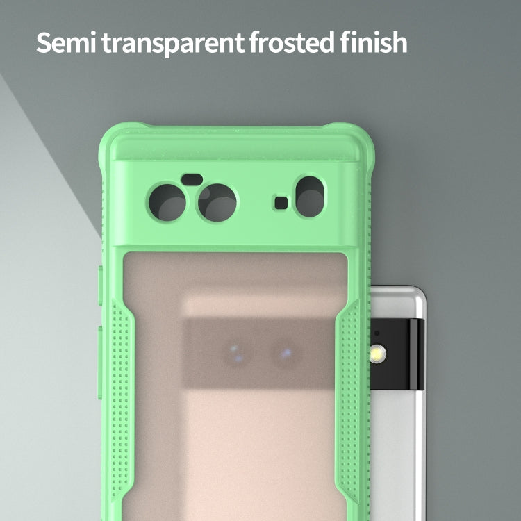 For Google Pixel 6 Armor Glaze PC Hybrid TPU Phone Case