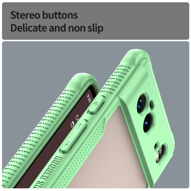 For Google Pixel 6 Armor Glaze PC Hybrid TPU Phone Case