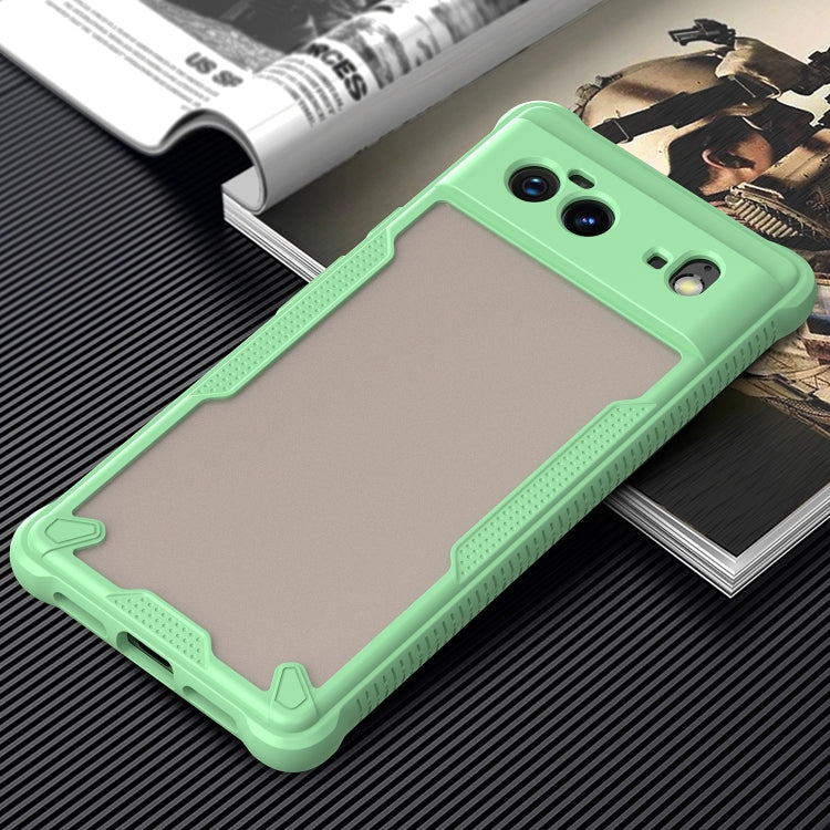For Google Pixel 6 Armor Glaze PC Hybrid TPU Phone Case