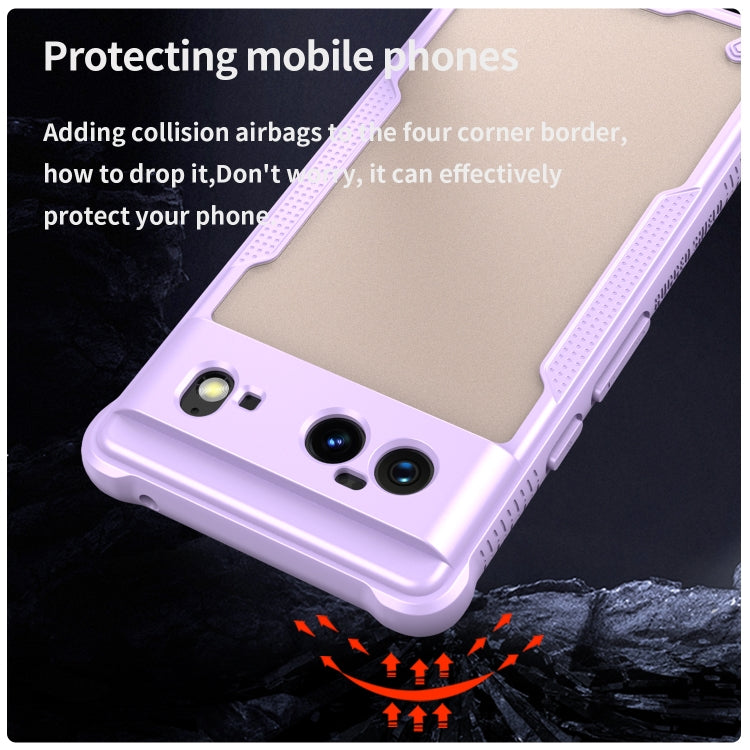 For Google Pixel 6 Armor Glaze PC Hybrid TPU Phone Case