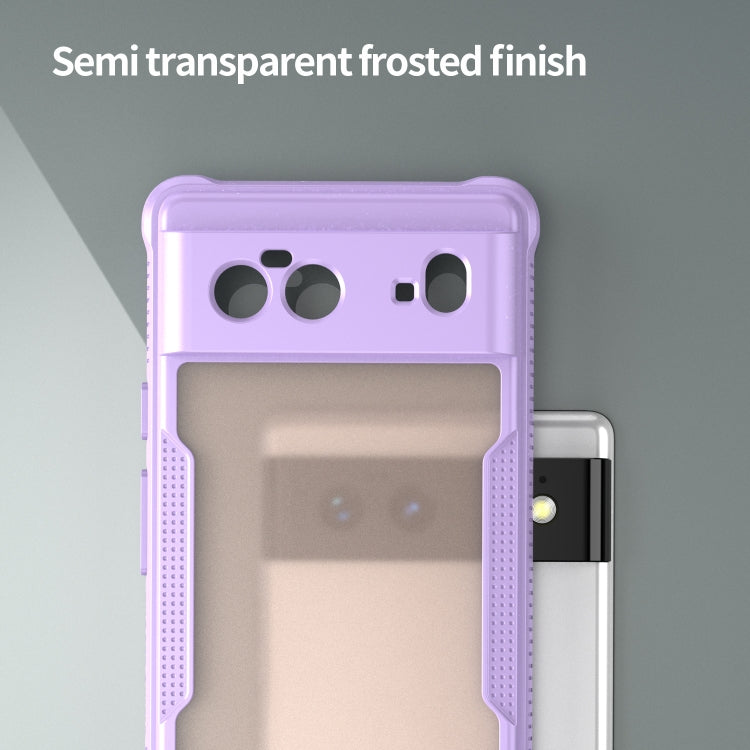 For Google Pixel 6 Armor Glaze PC Hybrid TPU Phone Case