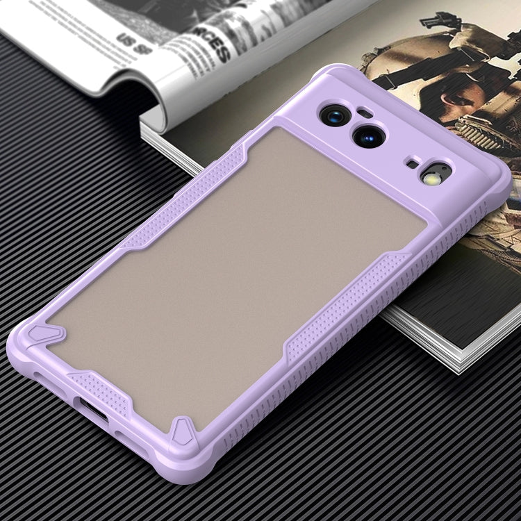 For Google Pixel 6 Armor Glaze PC Hybrid TPU Phone Case