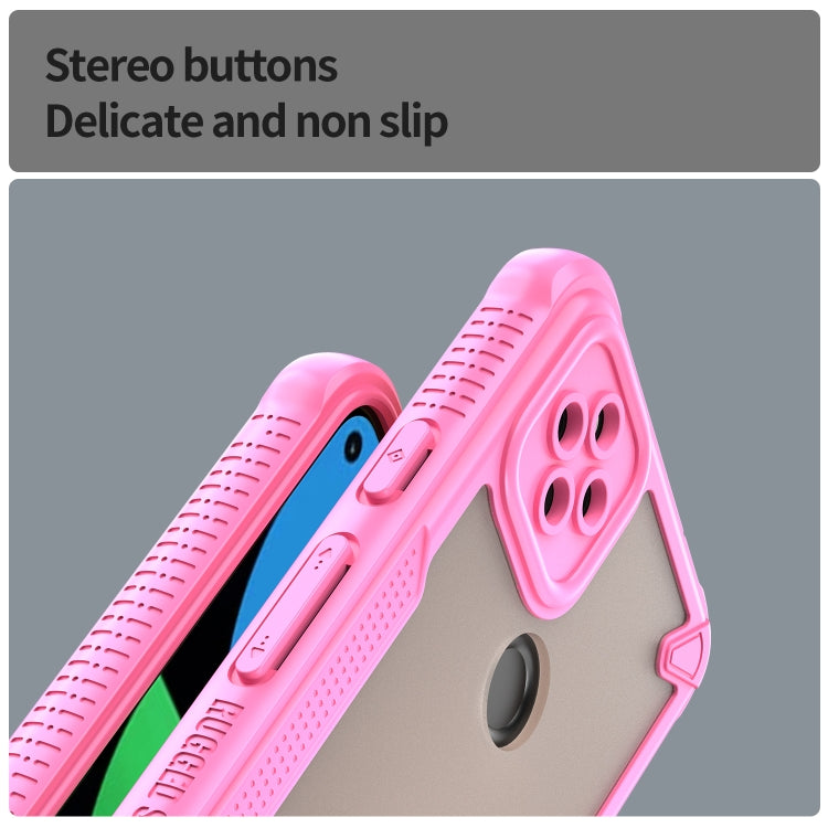 For Google Pixel 5a Armor Glaze PC Hybrid TPU Phone Case