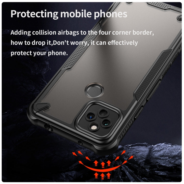 For Google Pixel 5a Armor Glaze PC Hybrid TPU Phone Case