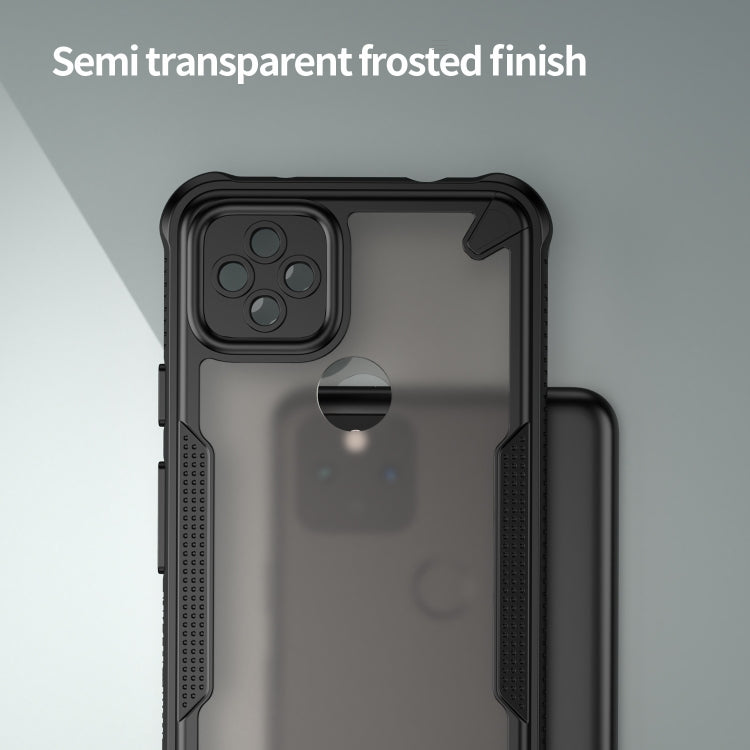 For Google Pixel 5a Armor Glaze PC Hybrid TPU Phone Case