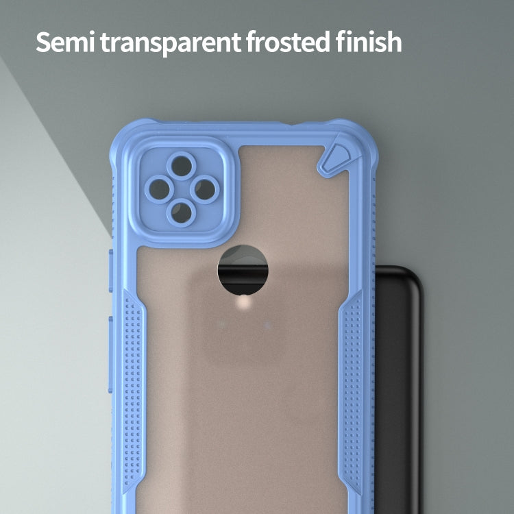 For Google Pixel 5a Armor Glaze PC Hybrid TPU Phone Case