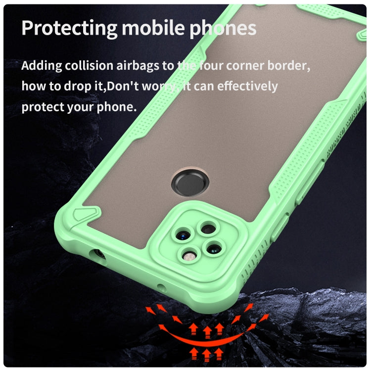 For Google Pixel 5a Armor Glaze PC Hybrid TPU Phone Case