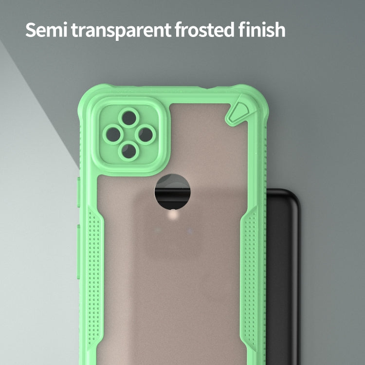 For Google Pixel 5a Armor Glaze PC Hybrid TPU Phone Case