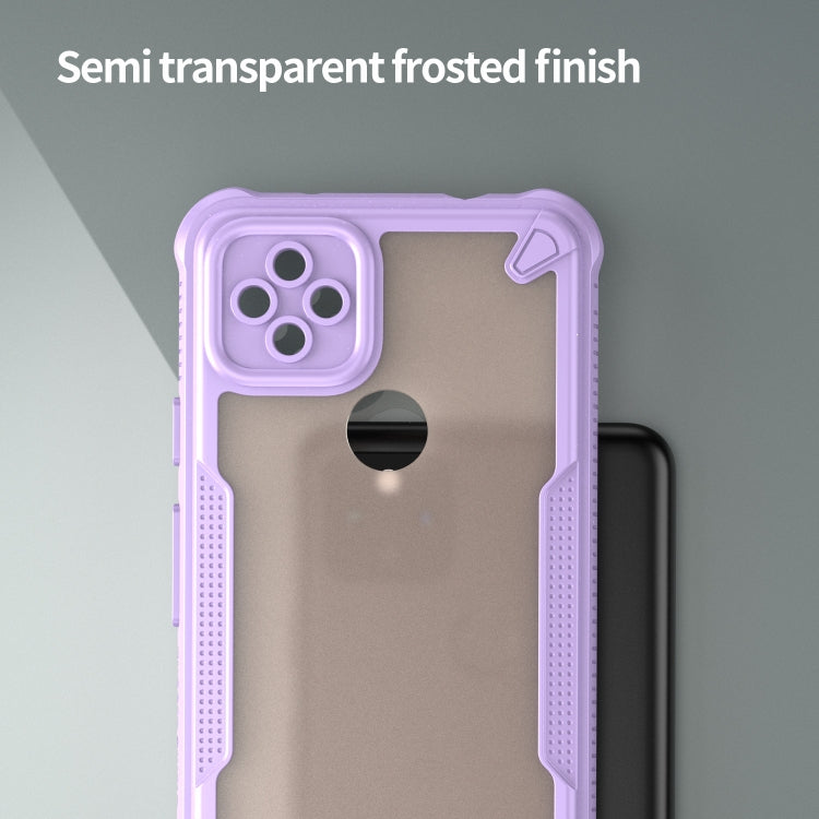 For Google Pixel 5a Armor Glaze PC Hybrid TPU Phone Case