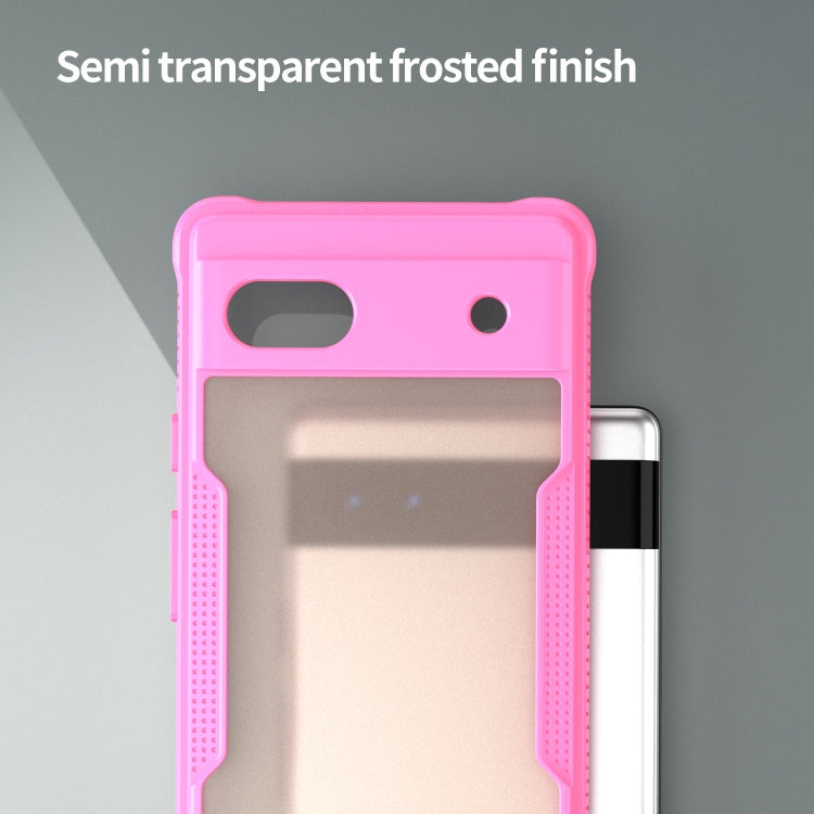 For Google Pixel 6a Armor Glaze PC Hybrid TPU Phone Case