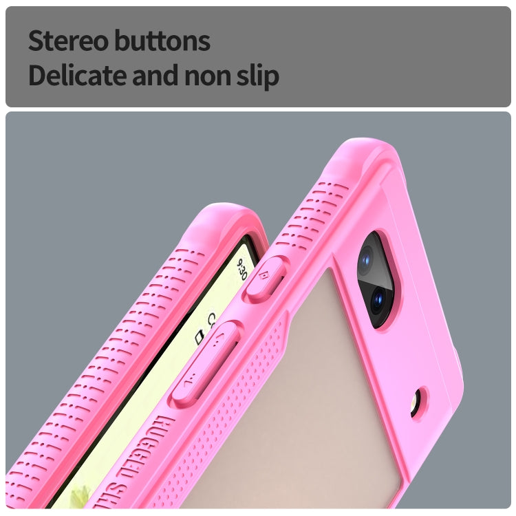 For Google Pixel 6a Armor Glaze PC Hybrid TPU Phone Case