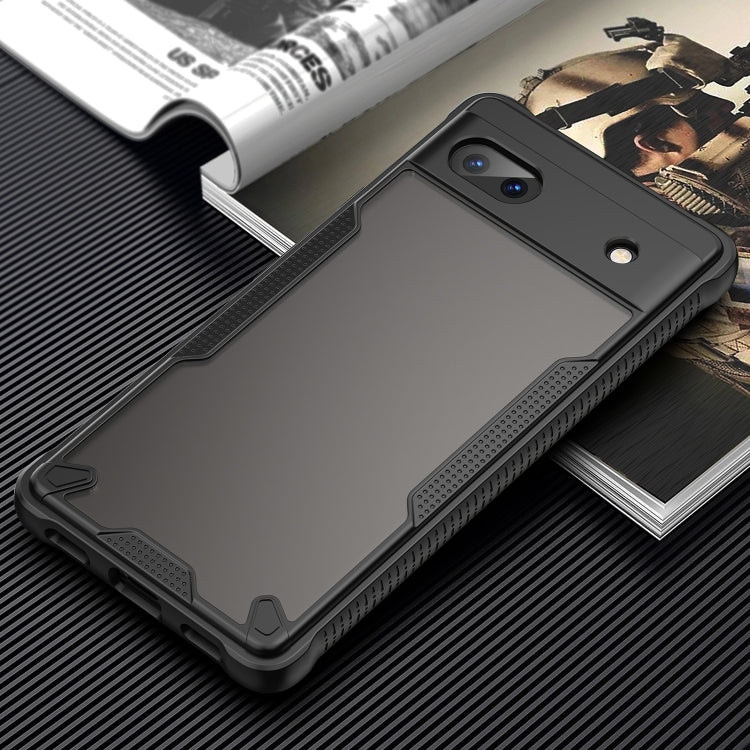 For Google Pixel 6a Armor Glaze PC Hybrid TPU Phone Case