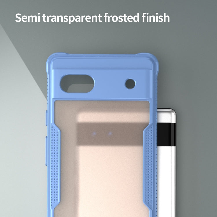 For Google Pixel 6a Armor Glaze PC Hybrid TPU Phone Case