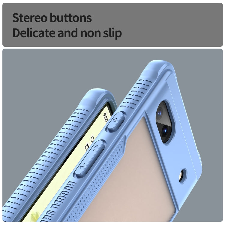 For Google Pixel 6a Armor Glaze PC Hybrid TPU Phone Case