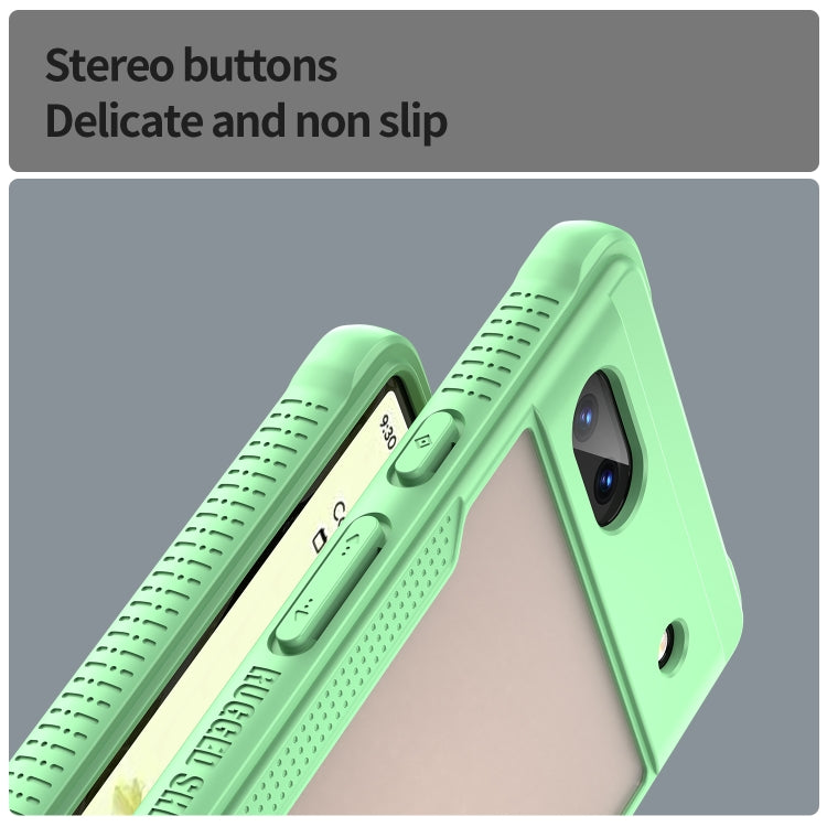 For Google Pixel 6a Armor Glaze PC Hybrid TPU Phone Case