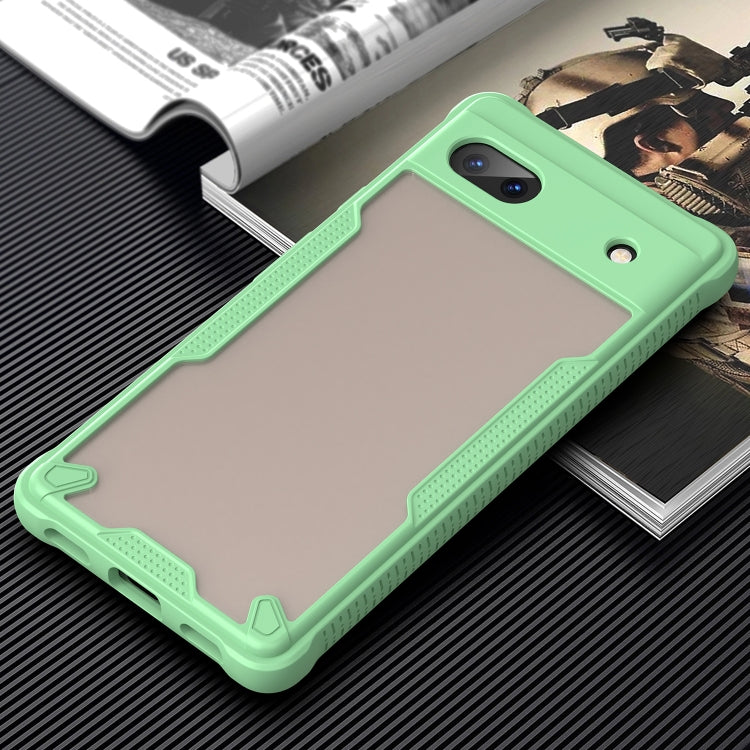 For Google Pixel 6a Armor Glaze PC Hybrid TPU Phone Case