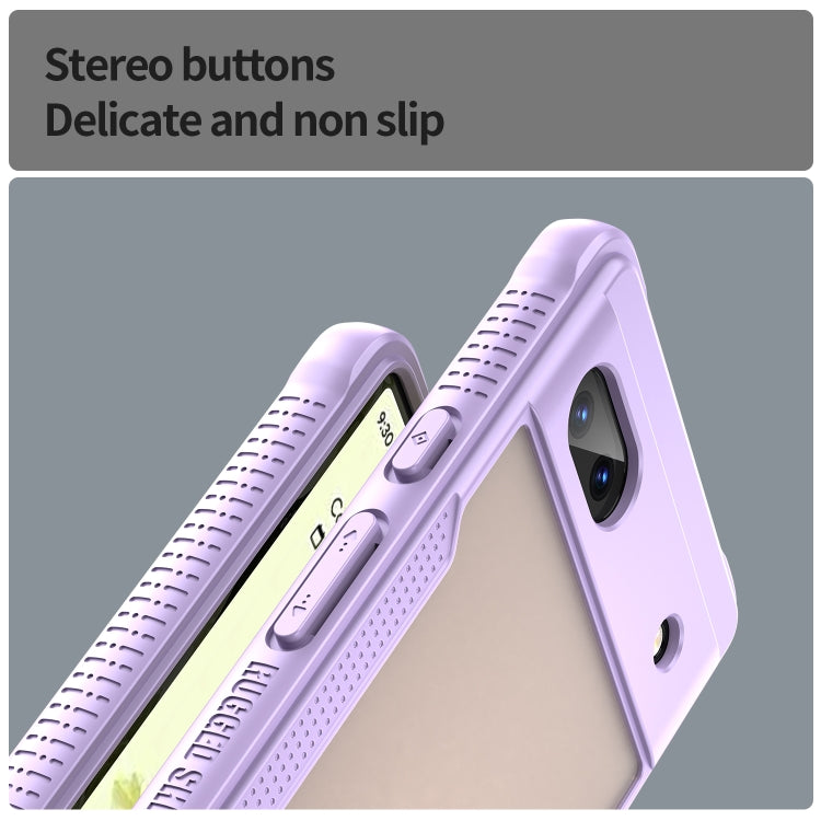 For Google Pixel 6a Armor Glaze PC Hybrid TPU Phone Case