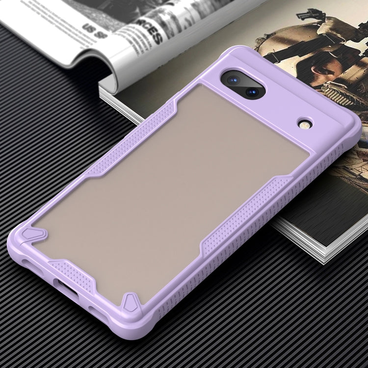 For Google Pixel 6a Armor Glaze PC Hybrid TPU Phone Case