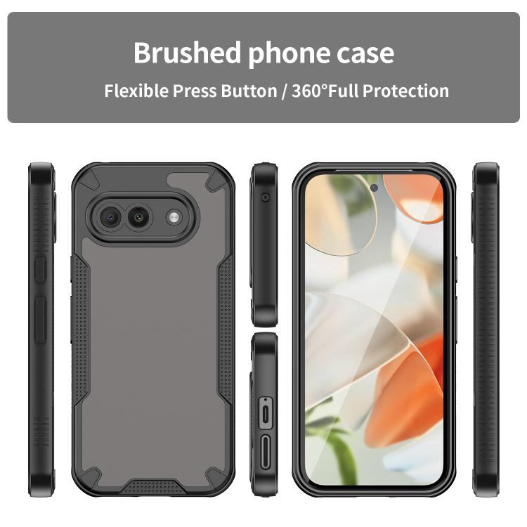 For Google Pixel 9a Armor Glaze PC Hybrid TPU Phone Case
