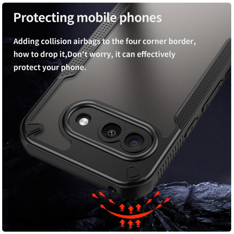 For Google Pixel 9a Armor Glaze PC Hybrid TPU Phone Case
