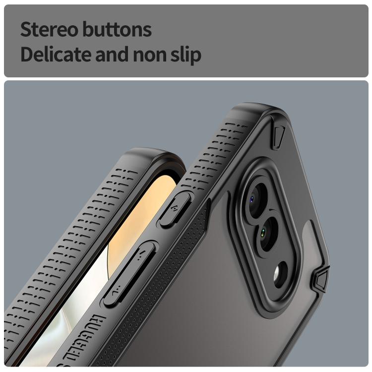 For Google Pixel 9a Armor Glaze PC Hybrid TPU Phone Case