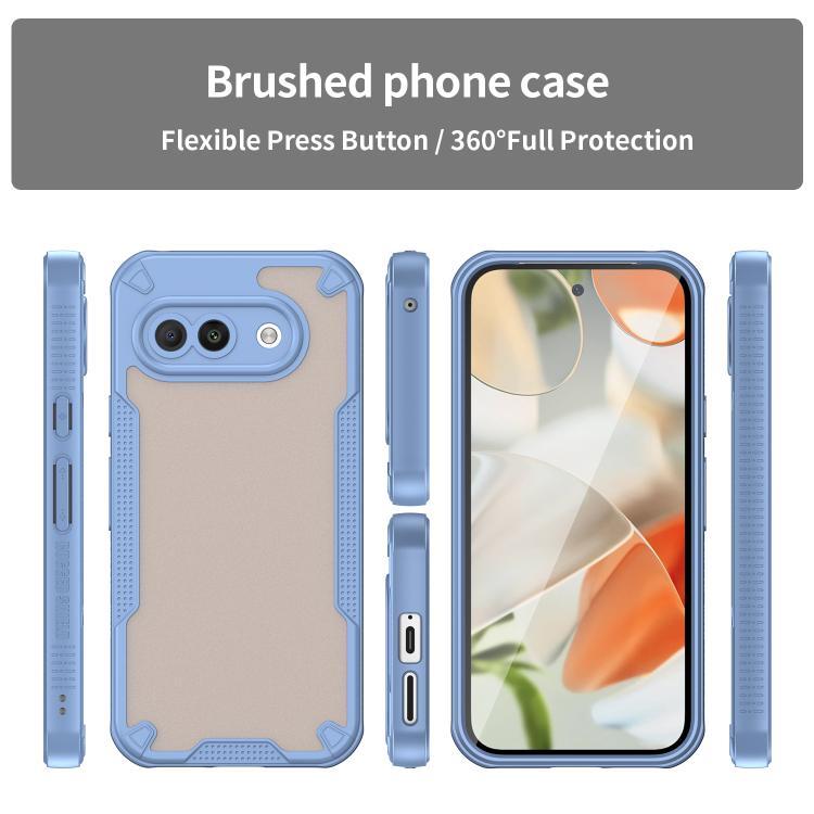 For Google Pixel 9a Armor Glaze PC Hybrid TPU Phone Case