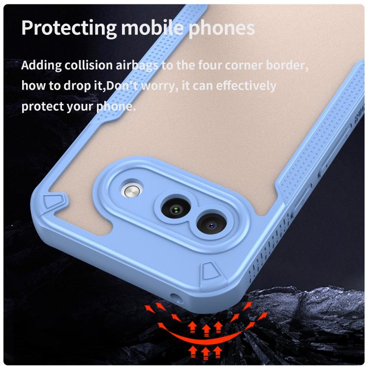 For Google Pixel 9a Armor Glaze PC Hybrid TPU Phone Case
