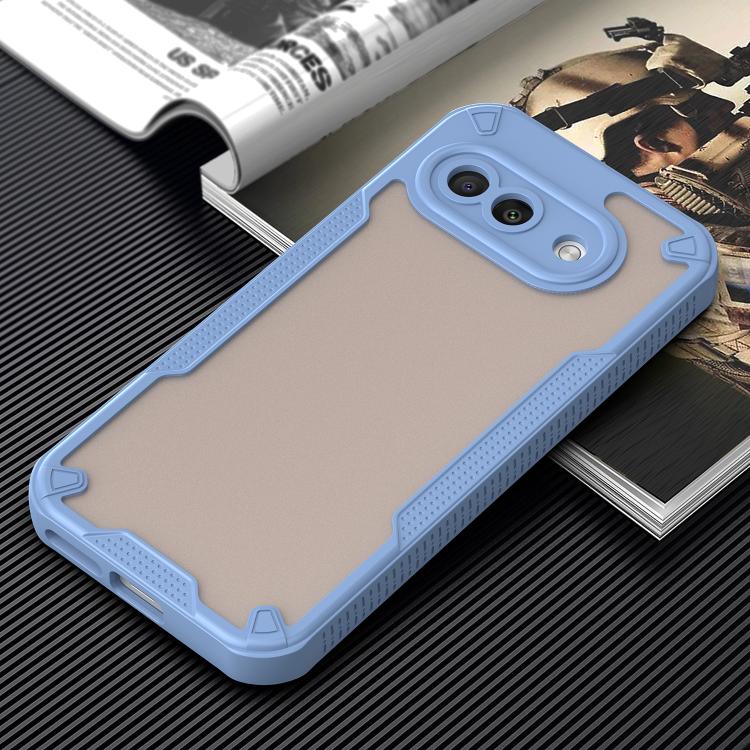 For Google Pixel 9a Armor Glaze PC Hybrid TPU Phone Case