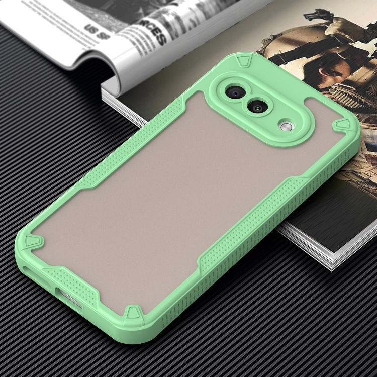 For Google Pixel 9a Armor Glaze PC Hybrid TPU Phone Case