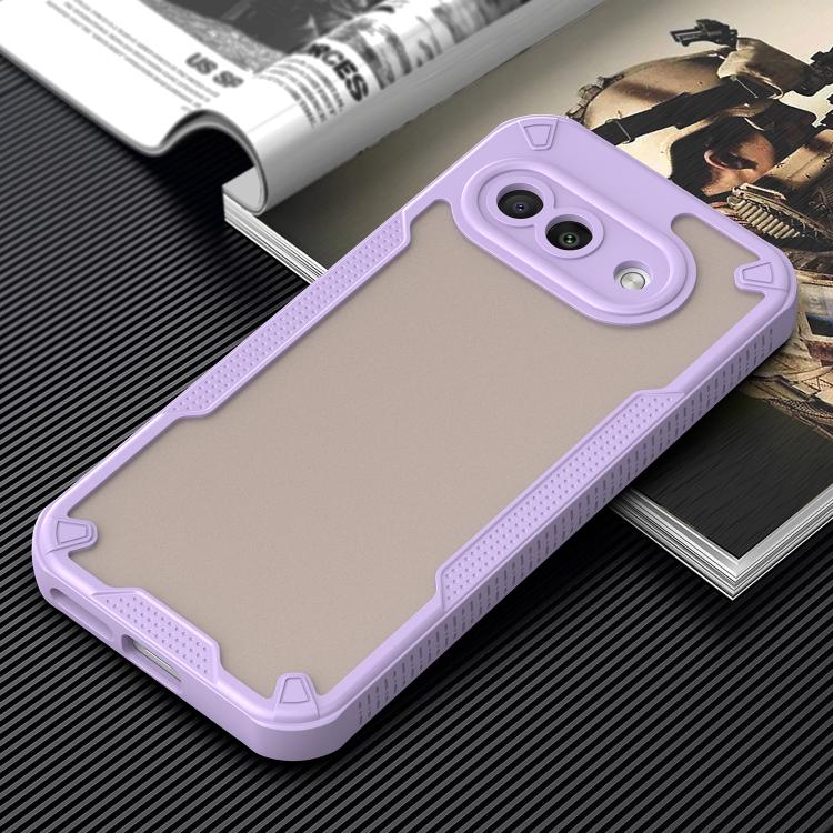 For Google Pixel 9a Armor Glaze PC Hybrid TPU Phone Case