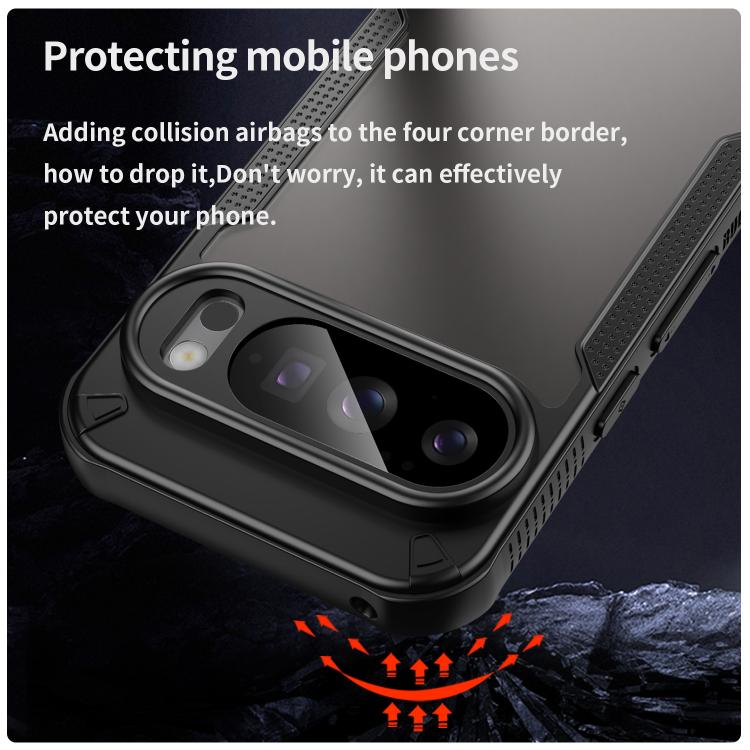For Google Pixel 10 Pro Armor Glaze PC Hybrid TPU Phone Case