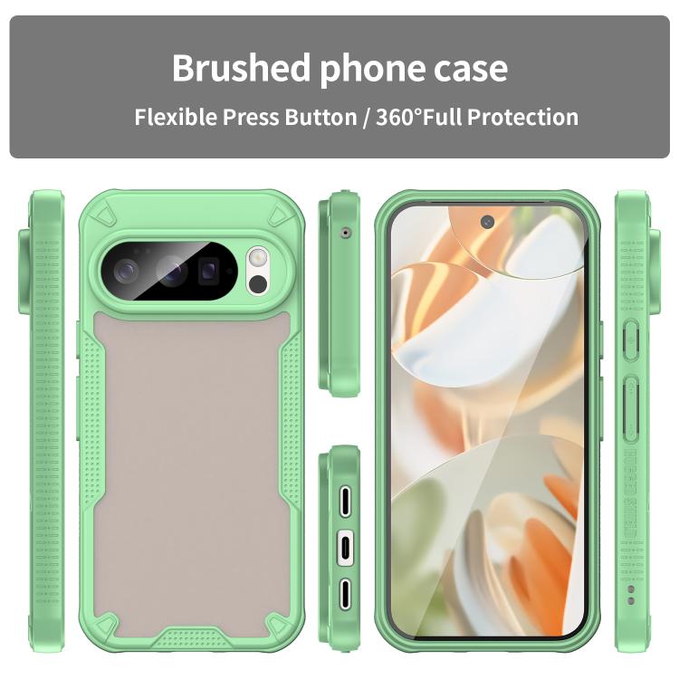 For Google Pixel 10 Pro Armor Glaze PC Hybrid TPU Phone Case