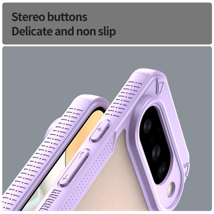 For Google Pixel 10 Armor Glaze PC Hybrid TPU Phone Case