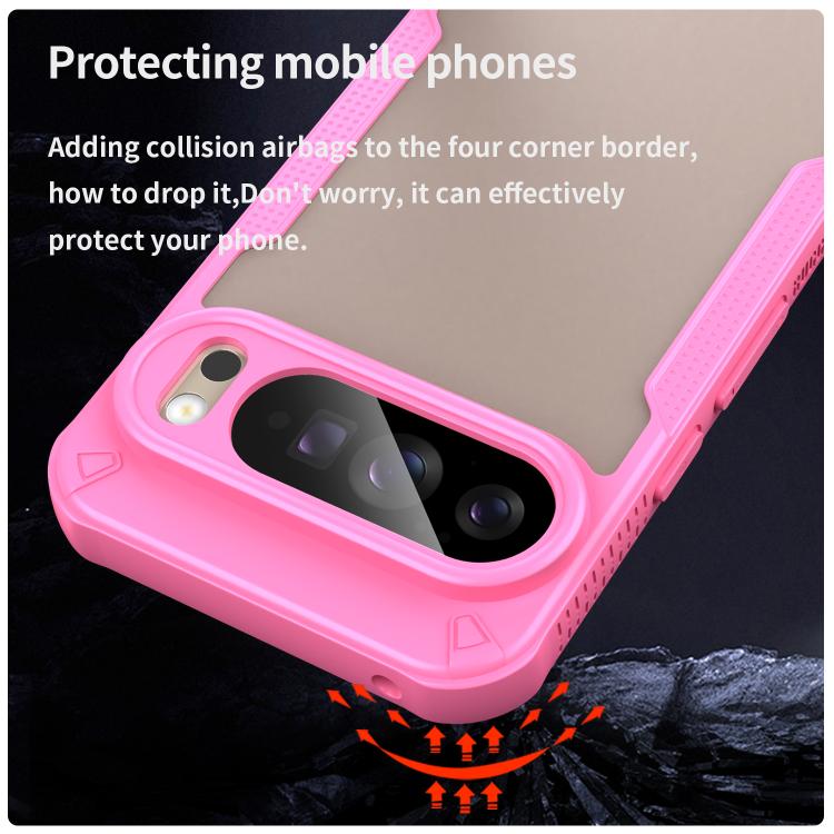 For Google Pixel 10 Pro XL Armor Glaze PC Hybrid TPU Phone Case