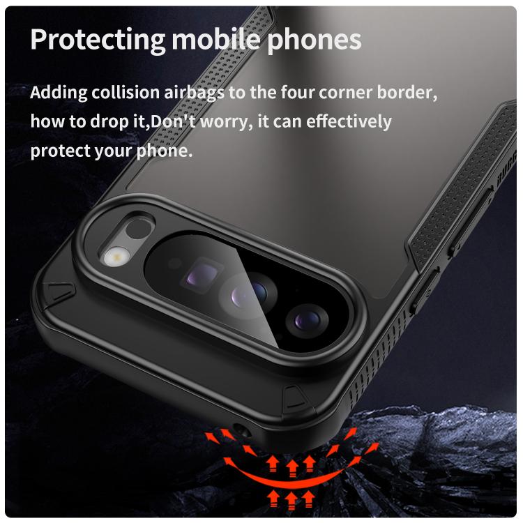 For Google Pixel 10 Pro XL Armor Glaze PC Hybrid TPU Phone Case