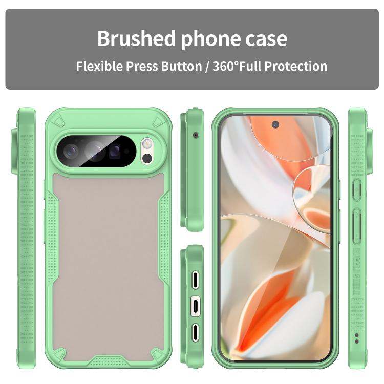 For Google Pixel 10 Pro XL Armor Glaze PC Hybrid TPU Phone Case