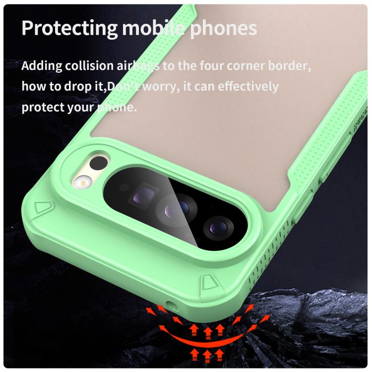 For Google Pixel 10 Pro XL Armor Glaze PC Hybrid TPU Phone Case