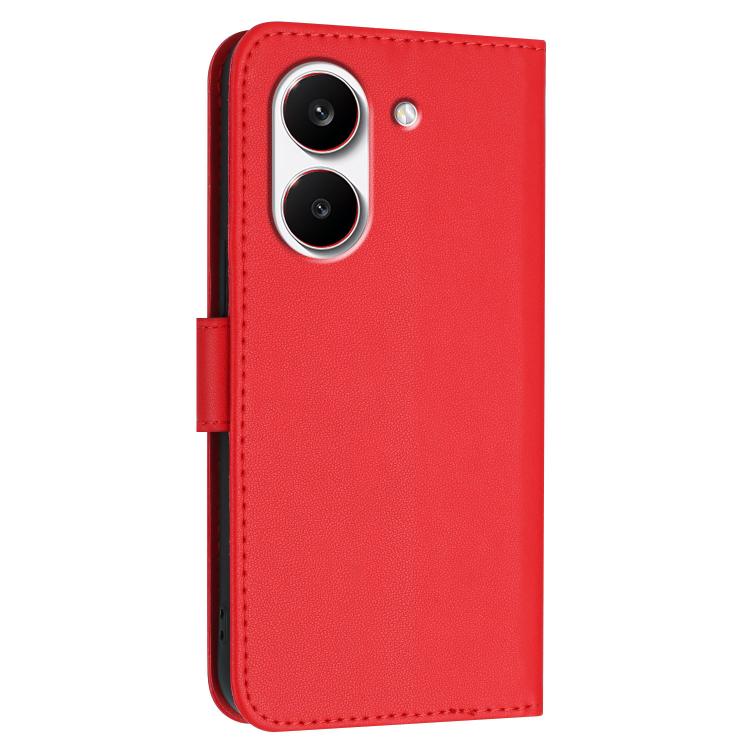 For Redmi Turbo 5 5G / Poco X8 Pro 5G Triangle Pattern Buckle Clasp Leather Phone Case