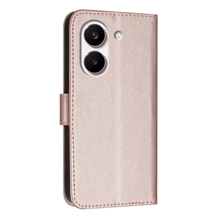 For Redmi Turbo 5 5G / Poco X8 Pro 5G Triangle Pattern Buckle Clasp Leather Phone Case