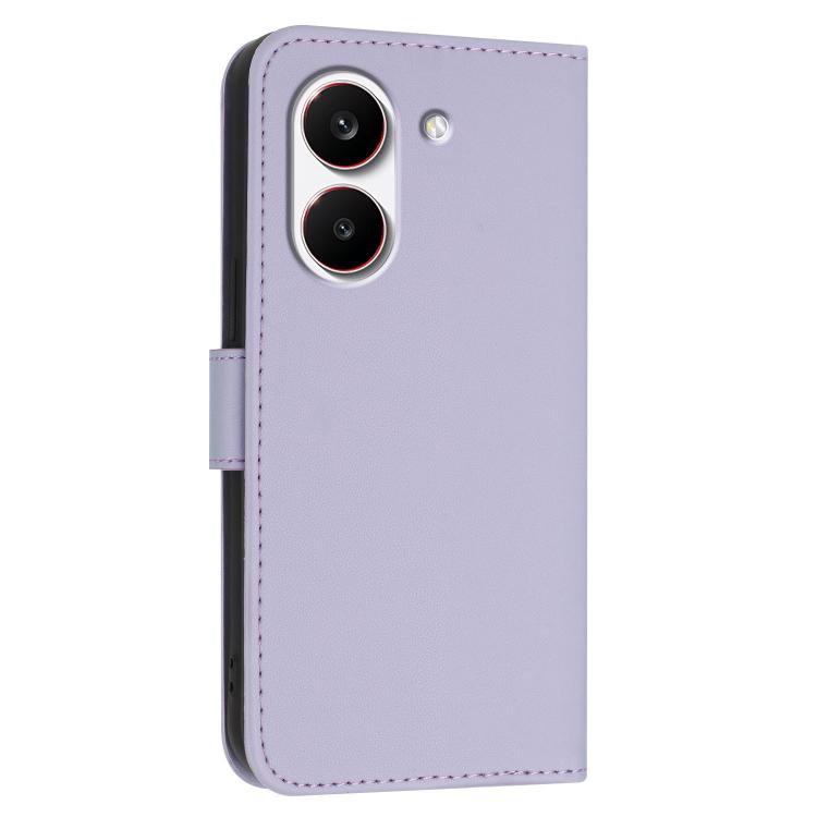 For Redmi Turbo 5 5G / Poco X8 Pro 5G Triangle Pattern Buckle Clasp Leather Phone Case