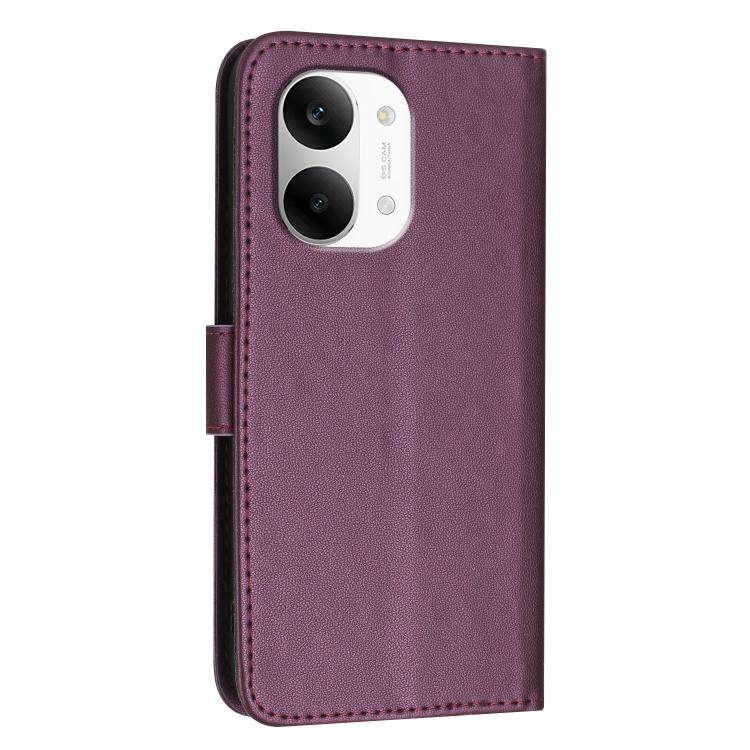 For Redmi Turbo 5 Max / Poco X8 Pro Max Triangle Pattern Buckle Clasp Leather Phone Case
