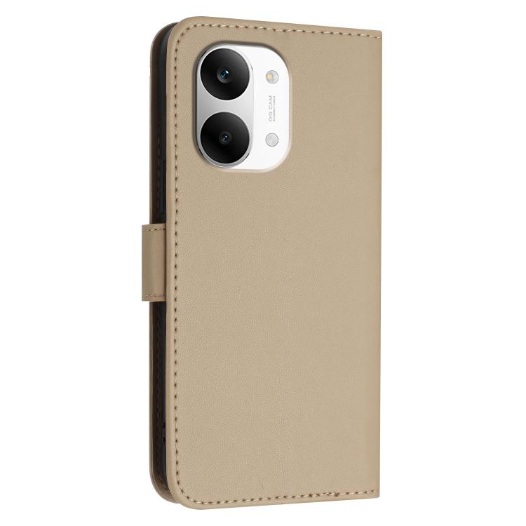 For Redmi Turbo 5 Max / Poco X8 Pro Max Triangle Pattern Buckle Clasp Leather Phone Case