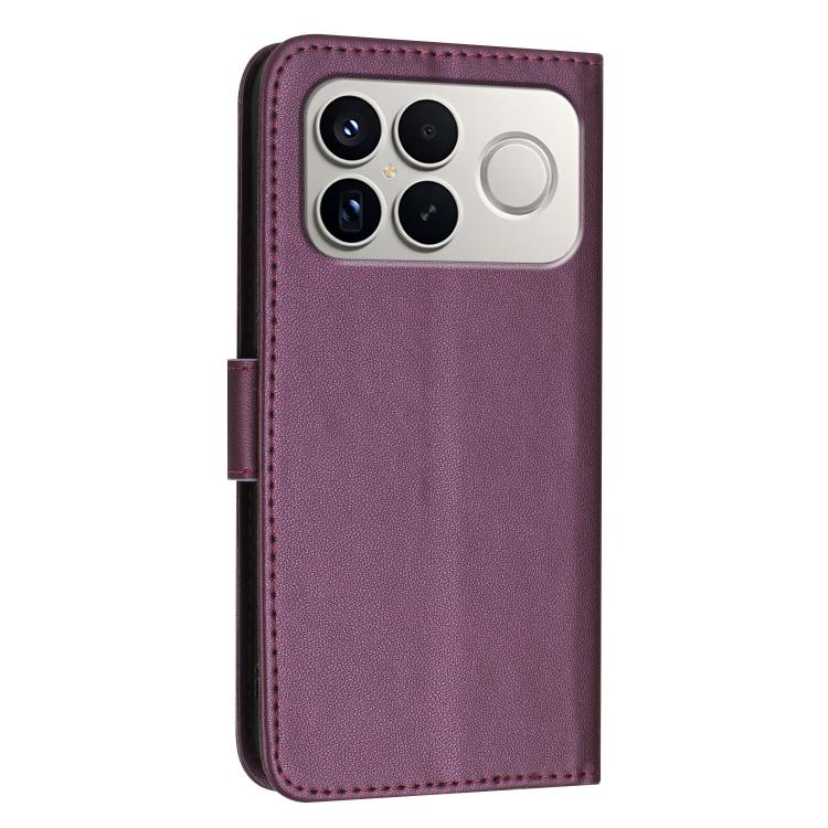 For Redmi K90 Pro Max / Poco F8 Ultra Triangle Pattern Buckle Clasp Leather Phone Case