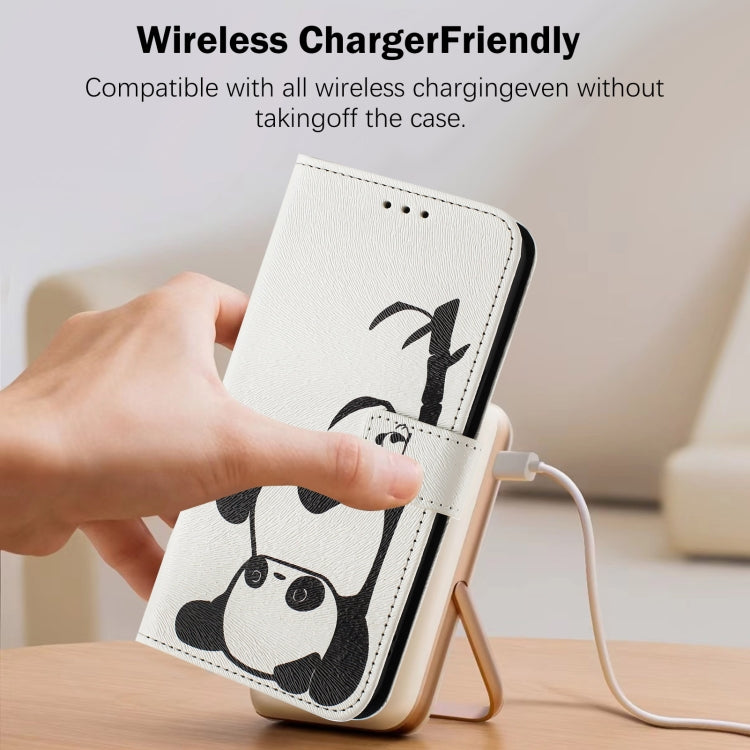 For iPhone 15 Plus Art Colored Drawing Pattern Leather Phone Case