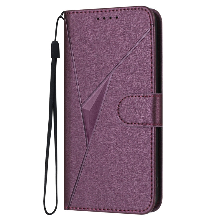 For Samsung Galaxy XCover6 Pro Triangle Pattern Buckle Clasp Leather Phone Case