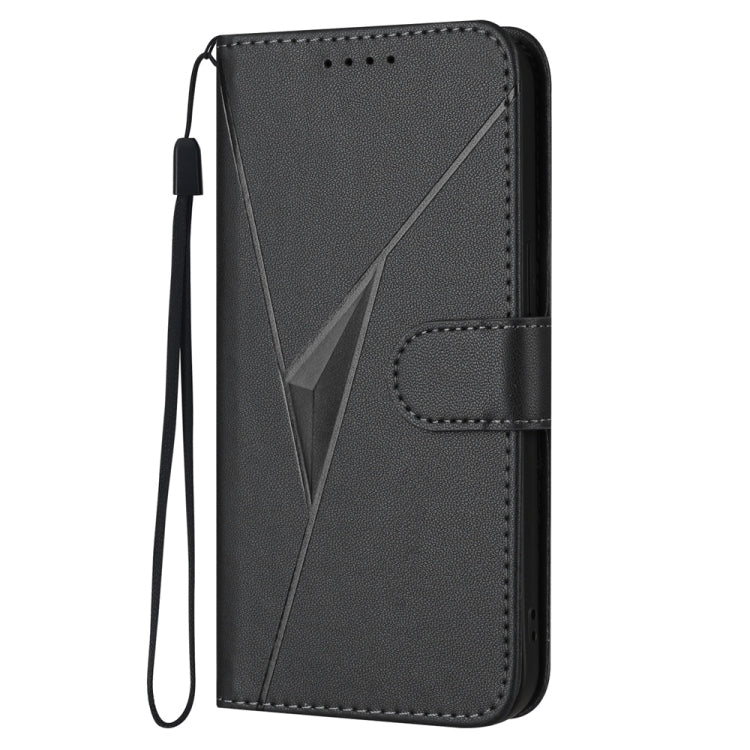 For Samsung Galaxy XCover7 Triangle Pattern Buckle Clasp Leather Phone Case